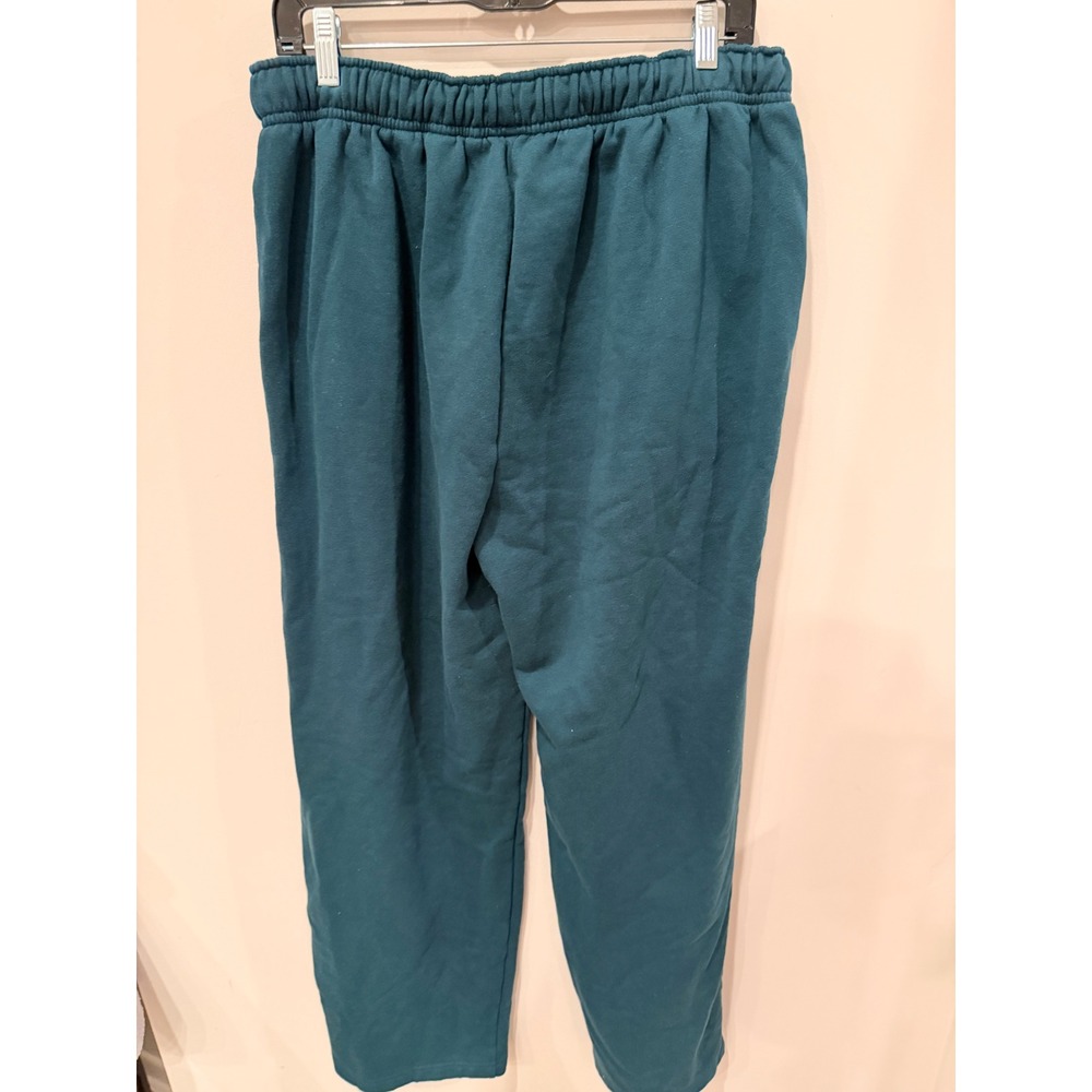 Alo Yoga Accolade Straight Leg Sweatpants Womens Large Green Lounge - Picture 3 of 6
